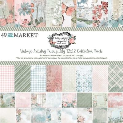 49 and Market Vintage Artistry Tranquility Designpapiere - Collection Pack