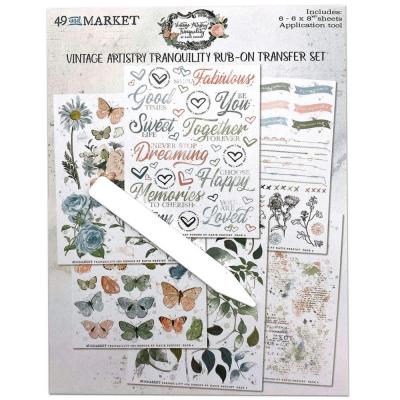 49 And Marke Vintage Artistry Tranquility Sticker - Rub-Ons