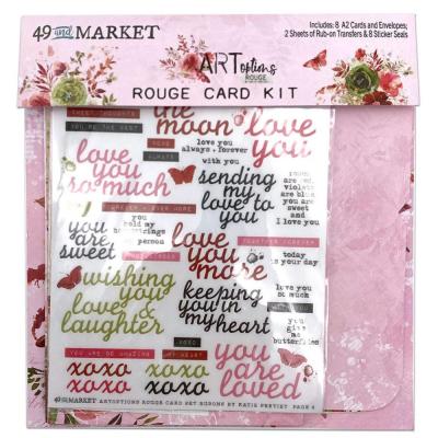 49 And Market ARToptions Rouge Designpapiere - Card Kit