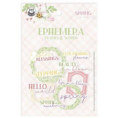 Piatek13 Spring Is Calling Die Cuts - Ephemera Frames And Words