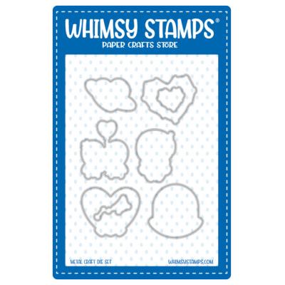 Whimsy Stamps Deb Davis and Denise Lynn Outlines Die - Space Moonies