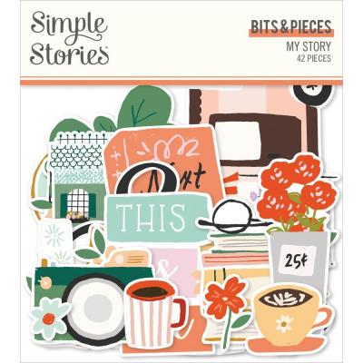 Simple Stories My Story Die Cuts - Bits & Pieces