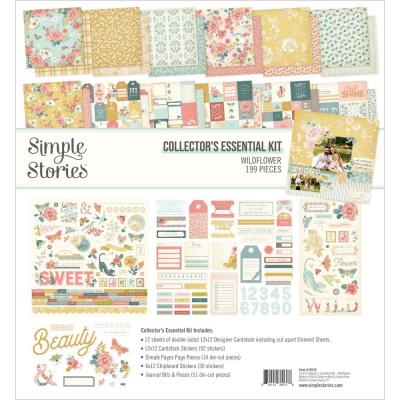 Simple Stories Wildflower Designpapiere - Collector's Essential Kit