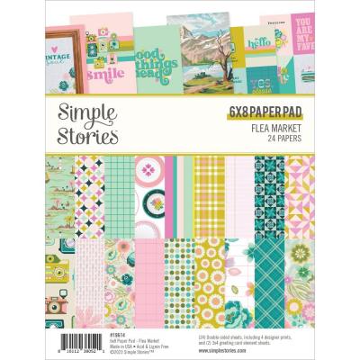 Simple Stories Flea Market Designpapiere - Paper Pad