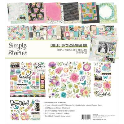 Simple Stories Simple Vintage Life In Bloom Designpapiere - Collector's Essential Kit