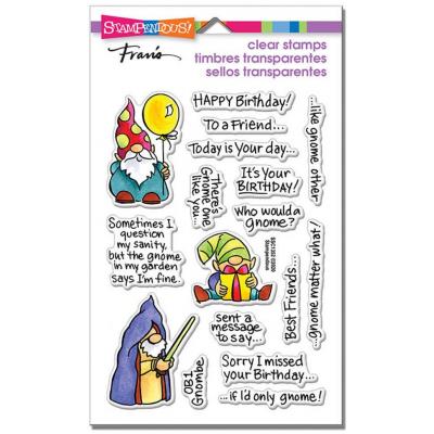 Stampendous Clear Stamps - Gnome Sayings