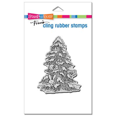 Stampendous Cling Stamp - Forest Christmas