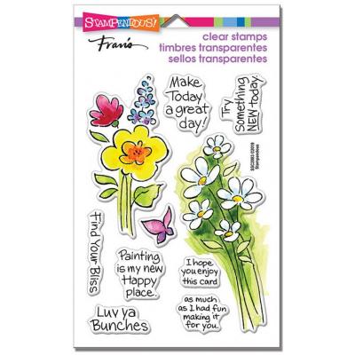 Stampendous Clear Stamps - Bunch Of Blossoms