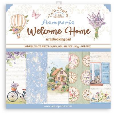 Stamperia Welcome Home Designpapiere - Paper Pack