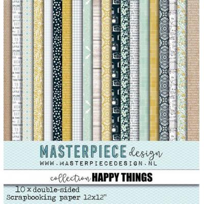 Masterpiece Design Happy Things Designpapiere - Paper Pad