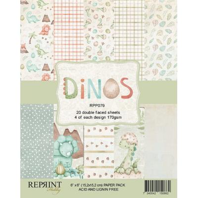 Reprint Dinos Designpapiere - Paper Pack