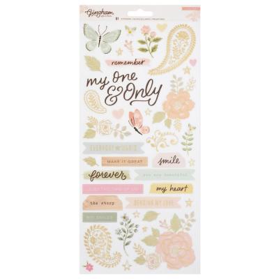 Crate Paper Gingham Garden Sticker - Accents & Phrases