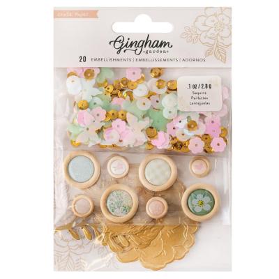 Crate Paper Gingham Garden Embellishments - Embellishments