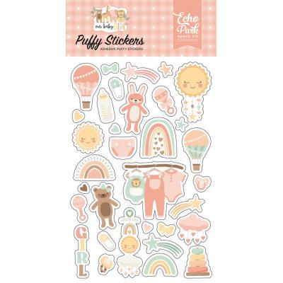 Echo Park Our Baby Girl Sticker - Puffy Stickers