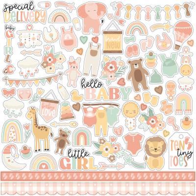 Echo Park Our Baby Girl Sticker - Element Sticker