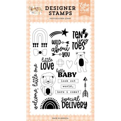 Echo Park Our Baby Clear Stamps - Little Love