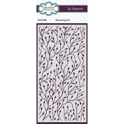 Creative Expressions Slimline Stencils - Branching Out