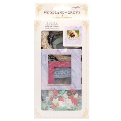 American Crafts Maggie Holmes Woodland Grove Die Cuts - Frame Kits