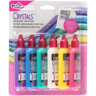 Tulip Textilfarbe - Crystals Dimensional Fabric Paint