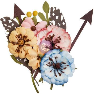 Prima Marketing Spring Abstract Papierblumen - Floral Bliss