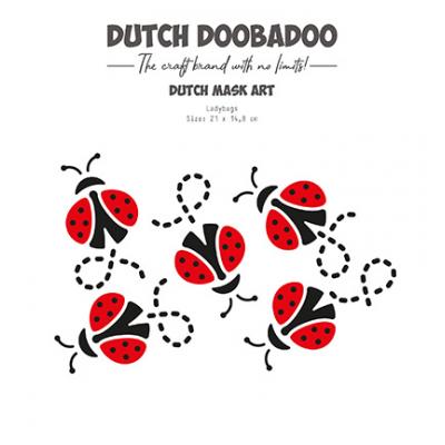 Dutch DooBaDoo Dutch Mask Art - Ladybugs