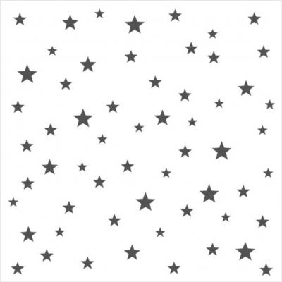 The Crafter's Workshop Stencil - Starry Stars
