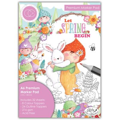 Craft Consortium Let Spring Begin Spezialpapiere - Premium Marker Pad