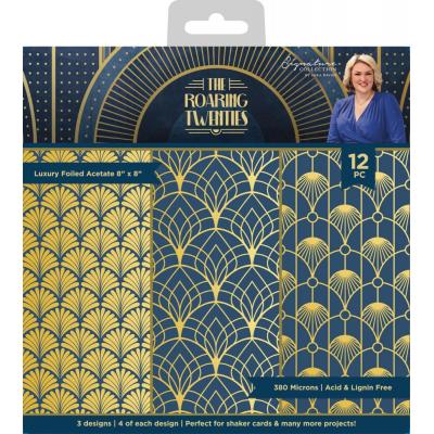 Crafter’s Companion The Roaring Twenties Spezialpapiere - Luxury Foiled Acetate