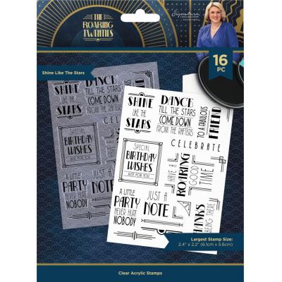 Crafter’s Companion The Roaring Twenties Clear Stamps - Shine Like the Stars