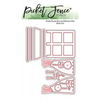 Picket Fence Studios Die - Pretty Flower Box And Window