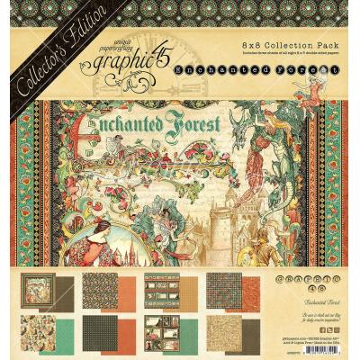 Graphic 45 Enchanted Forest Designpapiere - Deluxe Collector's Edition