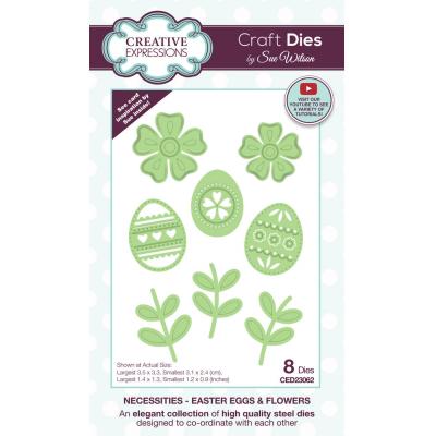 Creative Expressions Craft Dies - Easter Eggs & Flowers