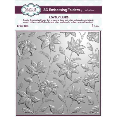 Creative Expressions Sue Wilson 3D Embossingfolder - Lovely Lilies