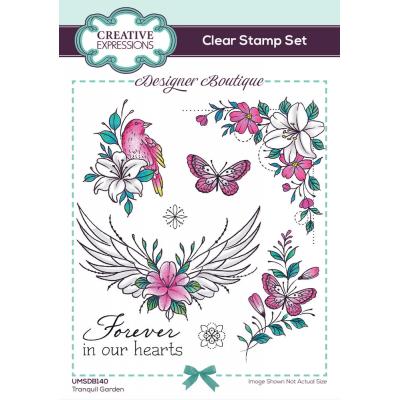 Creative Expressions Clear Stamps - Tranquil Garden