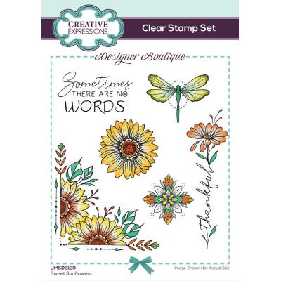 Creative Expressions Clear Stamps - Sweet Sunflowers