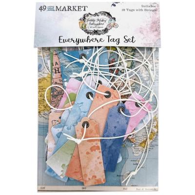 49 And Market Vintage Artistry Everywhere Die Cuts - Tag Set