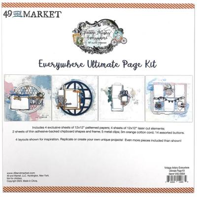 49 and Market Vintage Artistry Everywhere Designpapiere - Ultimate Page Kit