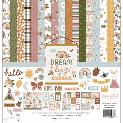 Echo Park Dream Big Little Girl Designpapiere - Collection Kit