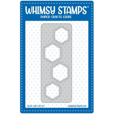 Whimsy Stamps Denise Lynn and Deb Davis Die - Slimline Honeycomb