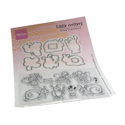 Marianne Design Eline's Animals Clear Stamps und Dies -  Little Critters