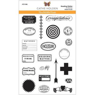 Spellbinders Clear Stamps - Reading Matter