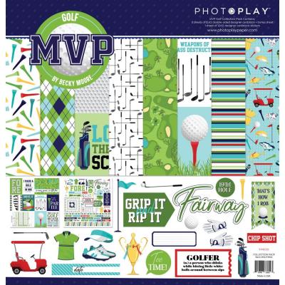 Photoplay Paper MVP Golf Designpapiere - Collection Pack
