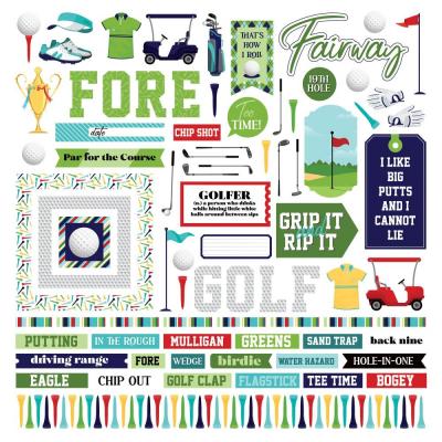Photoplay Paper MVP Golf Sticker - Elements