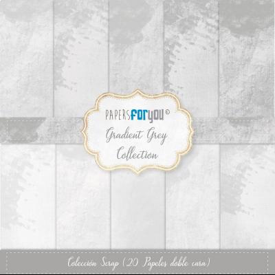 Papers For You Gradient Grey Designpapiere - Mini Scrap Paper Pack