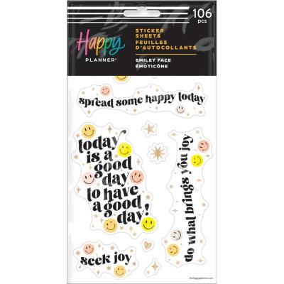 Me & My Big Ideas Happy Planner Sticker - Smiley Face