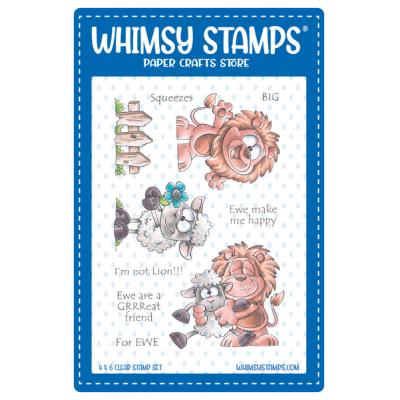 Whimsy Stamps Dustin Pike Clear Stamps - Friend Like Ewe
