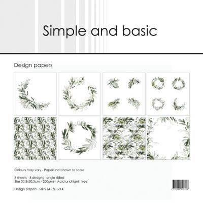 Simple and Basic  Green Softness Designpapier - Paper Pad