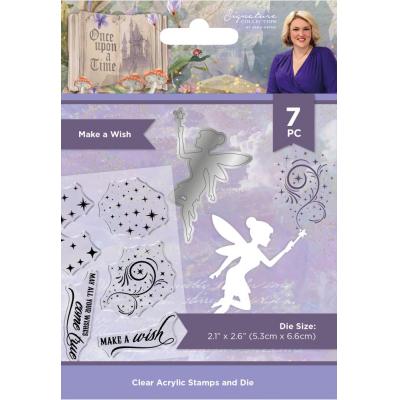Crafter's Companion Once Upon A Time Stamp & Die - Make A Wish