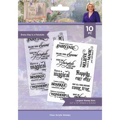 Crafter's Companion Once Upon A Time Clear Stamps - Every Day Is A Fairytale