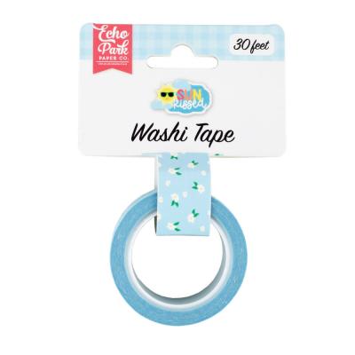 Echo Park Sun Kissed Washi Tape - Blue Sky Blooms